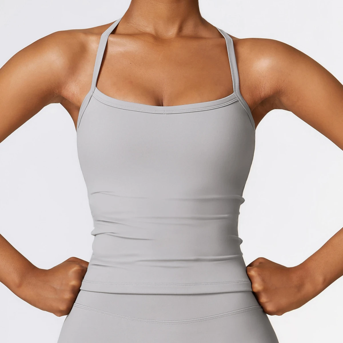 New Fitness Inner Wear Comfortable Sleeveless Tanks Solid Breathable Soft Vest Women's New Sports Yoga for Women