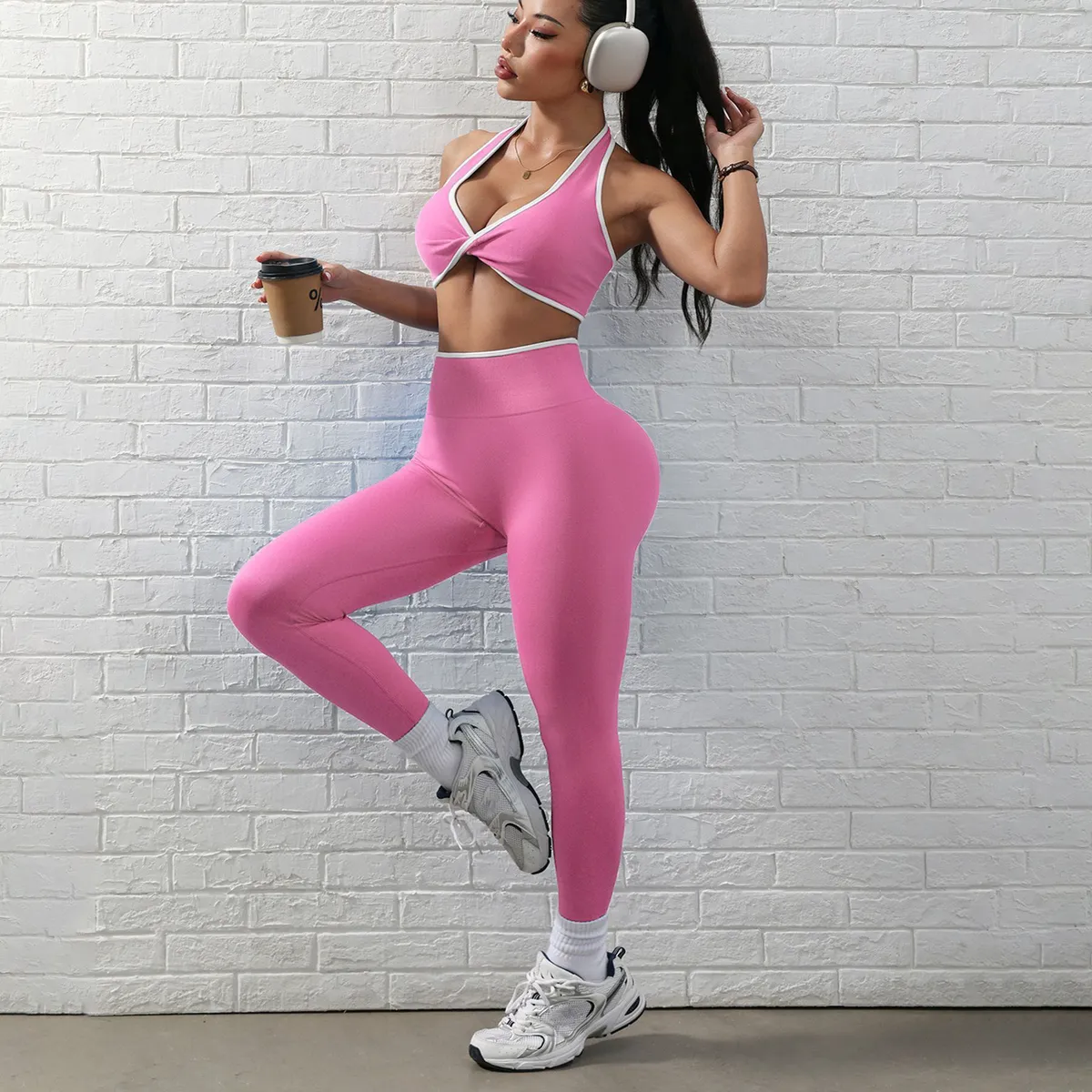 OEM/ODM Sports Seamless Custom Women's Summer Casual Breathable Workout Ribbed Square Neck One Piece Tank Top Yoga