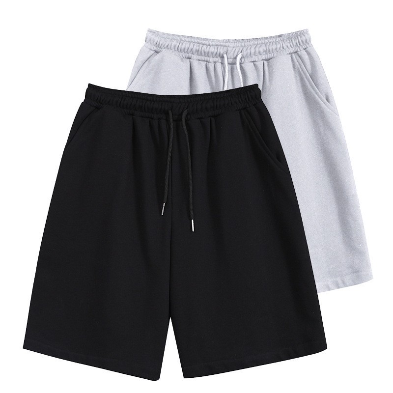 Men's Breathable QUICK DRY Loose Large Size Casual Fashion Solid Blank Elastic Fitness Running Shorts