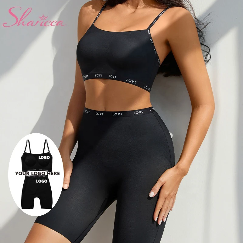 Sharicca Trendy Seamless Bralet And Underwear Set Pullover Padded Bra Elastic Legging Bra & Brief Sets