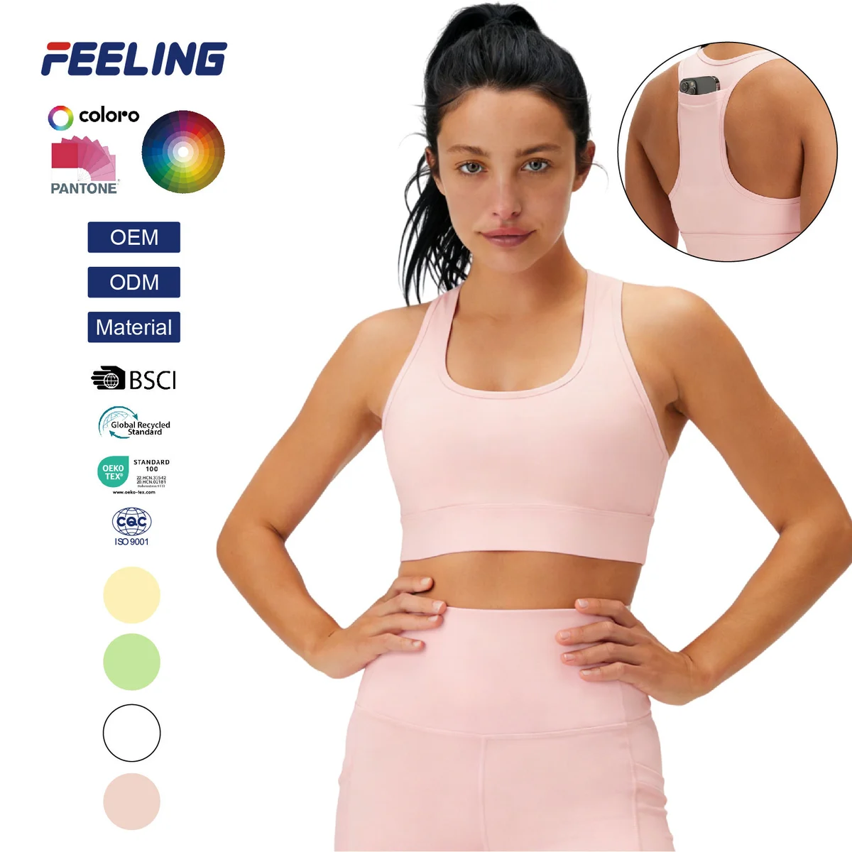 Women's Medium for Racerback Sports Bra Breathable Front Highly Resilient Fabric Removable Bra Cups Workout Gym Running Yoga