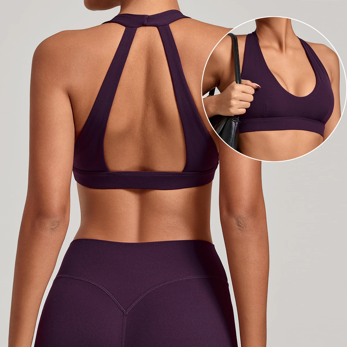 2026 New Arrival Wholesale Breathable V Neck Quick Dry Workout Custom Gym Sports Fitness Yoga Bra
