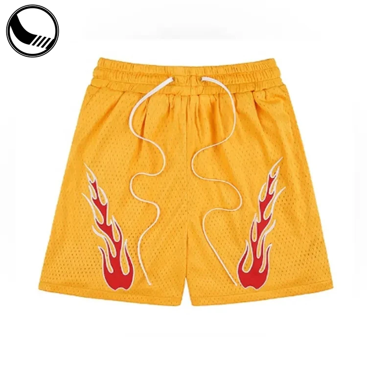 Wholesale Athletic Workout Sport Beach Polyester Running Plus Size Gym Blank Custom Swim Boys Men's Basketball Mesh Shorts