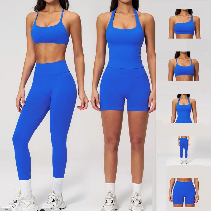 Women Seamless Yoga Set High Waist Butt Lifting 6 Piece Outfit Quick Dry Activewear for Gym Workout Running Loungewear OEM ODM