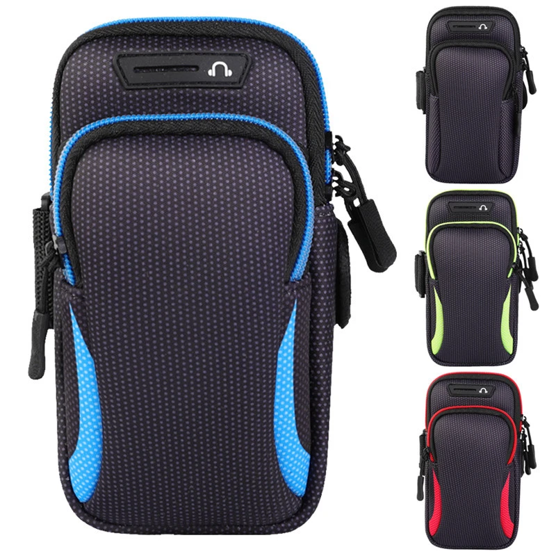 Waterproof Sports Running Wrist Arm Band Bag Cover Armband Phone Case for IPhone 14 13 Pro Max Samsung S22 ultra 7.2
