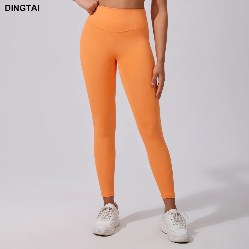 Women's Custom Logo Gym Yoga Sports Bra Two-Piece Leggings High Elastic Fabric Side Pocket Design Spandex/Nylon Solid