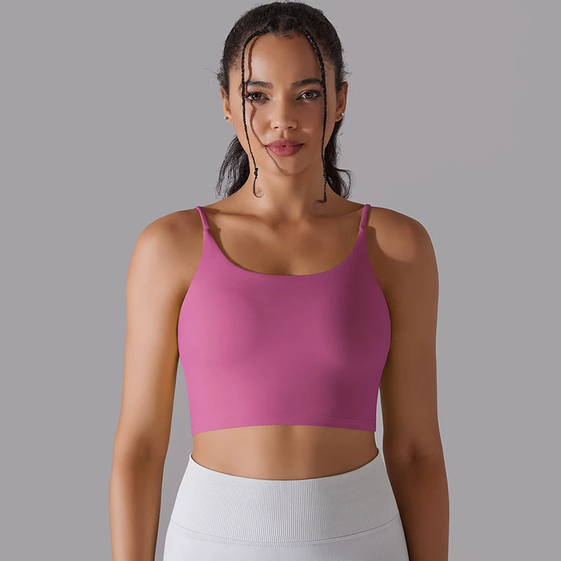High-elastic Gym Yoga Tops Vest Women Sports Sleeveless Bra Top Sports Fitness Vest