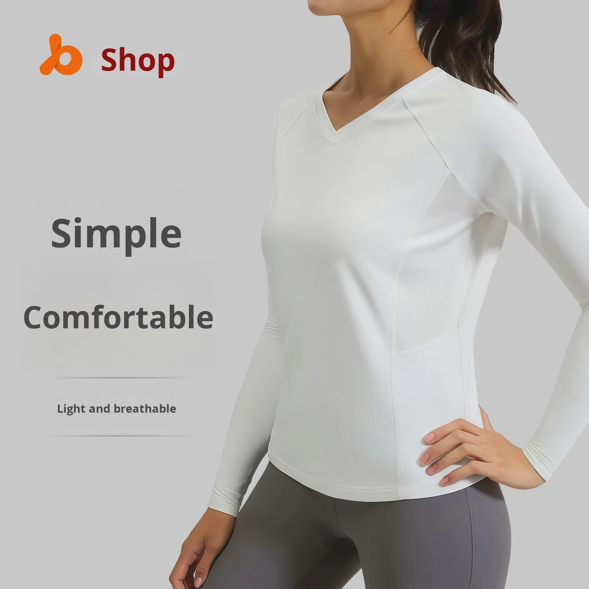 2025 OEM LOGO Women's Slim Fit Long Sleeve Yoga Top High Elastic T-Shirt with Front Logo Mesh Breathable Running Sports Wear