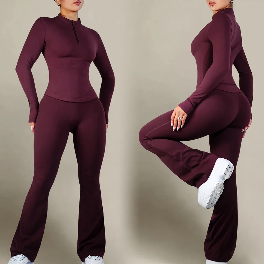 Custom Logo Breathable Sports Gym Wear Yoga Leggings Set Workout Fitness Pants and Bra Set for Women