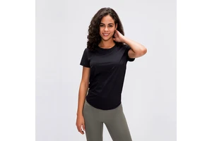 Summer Women t Shirts Workout Short Sleeve T-shirt Women's Fitness Gym Running Yoga Shirts Women