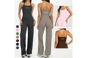 For Hanging Neck Vest Slim-fit Sleeveless Spandex/Nylon Top Fitness Sports Skin-friendly Breathable Yoga