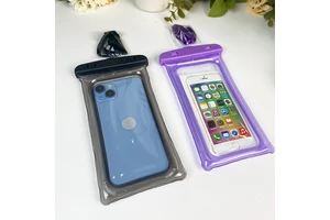 Outdoor Universal Transparent Swimming PVC Waterproof Mobile Phone Bag Pouch With Lanyard for Snorkeling