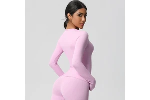 Lightweight Breathable Zipper Plus Size Windproof Long-Sleeved Quick-Drying Yoga Jacket Autumn Outdoor Casual Top Running