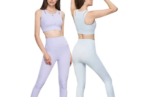 Yoga Bra Summer Sports Tops Slim Elastic Nude Feel Elastic Gym High Quality Front-Zipper Ropa Deportiva Mujer Ladies Tops Custom