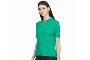 Unique Plus Size Women's Casual for Shirts 100% Cotton Short Sleeve Golf Sport Wear Comfortable Breathable Soft with Front Logo