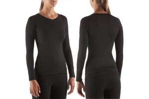 Women's Lightweight Compression Long Sleeve Base Layer Solid Pattern Anti-Bacterial Anti-Static Breathable Anti-UV Eco-Friendly