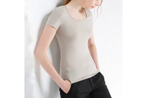 Wholesale Fashion Breathable Round Neck Short Sleeve T-shirts Sports Gym Yoga Ladies Slim Fit Crop Tops