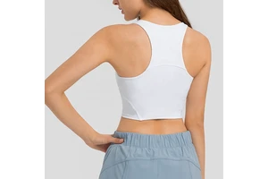Custom Women Casual Sleeveless Yoga Tank Top Vest Breathable Quick Dry Eco-Friendly Anti-Pilling Anti-Shrink Elastic