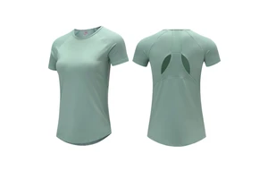 Women Lightweight Slim Fit Short Sleeve Breathable Quick Dry Active Stretch Sports T Shirts Workout Yoga Tops Comfortable Active