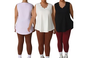 P02515 Women's Yoga Top Breathable Soft Skin Friendly Plus Size Loose Casual Sports Top/tank Fitness Running T-Shirt