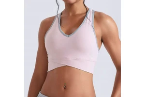 Women's Seamless Long Sleeved Yoga Suit, Round Neck Sports Top, Tight Fitting Outdoor Fitness Suit women's gym tank top