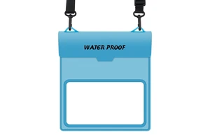 Factory Custom Logo Eco-Friendly Crossbody Waterproof Phone Bag Set Silicone Mesh Fabric Sports Design for Swimming Mobile Phone