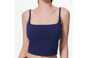 Women Sleeveless Yoga Tank Top with Hollow-Back Design Double-Strap Sports Vest for Outdoor Running Fitness Top