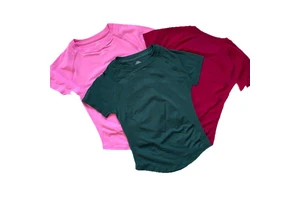 For Quick-drying Breathable for Yoga Clothes High Elastic Seamless Nine Quarter Sleeve T-shirt Running Sports Top