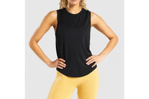Factory Comfortable Basic Vest Sleeveless Custom Logo Fitness Workout Gym Sports Yoga Women Tank Top