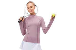 Custom Women's Autumn Winter Slim-Fit Sports Sweatshirt Quick-Drying Long-Sleeved Yoga Top for Fitness & Running