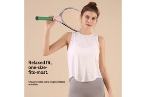 Summer Net Sports Blouse Running Loose Quick-drying Breathable Fitness Wear Slimming Dance Nine Quarter Sleeve for Yoga Wear