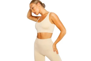 Backless Hot Sell Ladies Custom logo Seamless Top Fitness Yoga Women's Sports Bra | Ladies Cross Back Sports Bra