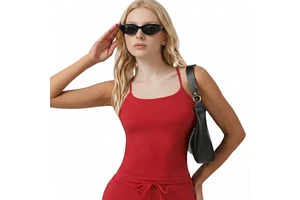 Cross-Back Breathable Yoga Tank Top Slim Fit Backless Sports Fitness Top for Running