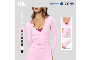 Women's Spring Autumn Long Sleeve Yoga Top Training Wear Outdoor Quick Dry Yoga Shirt Pilates Fitness Sports T-Shirt