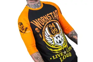 Men's Three-Quarter Sleeves Raglan Neck 100% Cotton Slim Fit Oversized Leisure Fitness Sports Hip Hop Long T-shirts-Wholesale