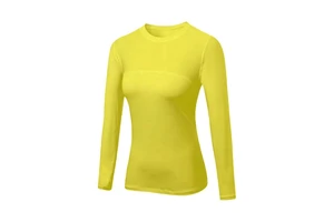 Women Elastic Compression Shirt T-shirt Top Base Layer Long Sleeve for Exercise Fitness Yoga Cross Training Running Quick Dry
