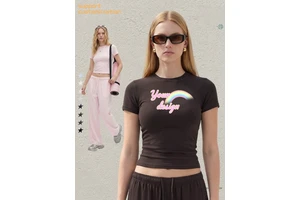 200gsm Cotton T Shirt Women Anti-Wrinkle Slim Fit Cropped Short Sleeve Casual Athletic Solid Summer Wholesale Custom Logo