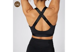 Custom Crop Top Workout Cross Halter Women Fitness Sports Bra Shape Wear Sports High-intensity Shockproof Fitness Yoga Bra