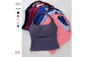 New Women Gym Exercise Yoga Tops Sleeveless Activewear Singlet Workout Tank Tops Backless Sports Shirts Running Vest