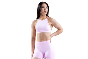 2025 New Style Women's Lightweight Breathable Quick Dry Sports Tank Top Yoga Reversible Cross Back Shockproof Four-Way Underwear