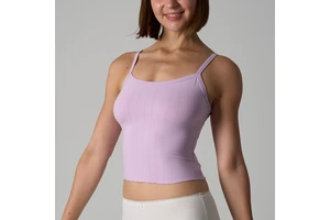SK1335 Women Round-Neck Sexy Sleeveless Breathable Yoga Vest 95%Cotton 5%spandex Solid Color Running Gym Vest