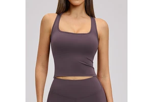 Best- Selling Women's Racerback Design Sports Tank Tops Moisture-Wicking Quick Slim Fit Quick Dry Fitness Vest Yoga Top