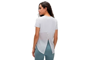 Light Weight Gym Crop Tops T-Shirts Women Shirts Active Dry Tshirt Streetwear Women's Short Sleeve Shirt Woman Tops Fashionable