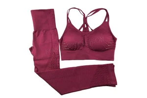 Achieve Peak Flexibility In This Premium Seamless yoga Set Featuring High Waist Tummy Control Leggings And A Matching top Set