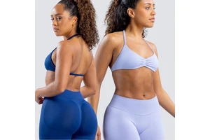 Yimo 13 Colors Sexy Seamless Sleeveless Yoga Tops Lady Beauty Back Scrunch Sport Vest Female Fashion Shockproof Fitness Bra