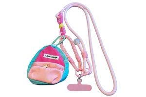 Headphone Bag Change Mobile Phone Lanyard Adjustable Crossbody High-end Halter Portable Anti-fall Anti-loss Outdoor Hanging
