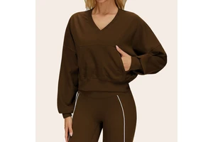 Autumn Winter Custom New Arrival Wholesale Yoga Athletic Wear Women Thermal Long Sleeve Sports Top for Women
