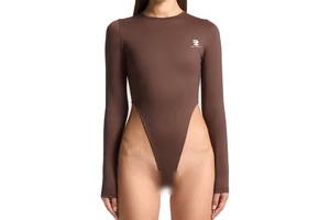 Long Sleeve Compression Bodysuit Yoga Slim Fit One Piece Swimwear Tight Fitness Women 100% Polyester Quick-Drying Breathable