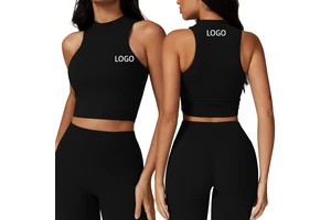 Fashionable Women's Sports and Fitness Vest Backless Sexy Quick Drying Yoga Top for Women