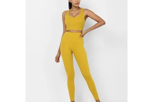 New Arrival Quick Dry Outdoor Yoga Wear Set off Shoulder Yoga Top With Leggings Gym Fitness Set Gym Clothes Women Yoga Set